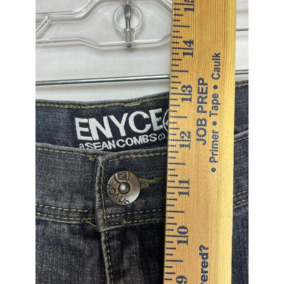 Vintage Enyce Men's  42 Blue Y2K Baggy Wide Leg Skater Hip Hop Style Denim Jeans - Picture 6 of 9